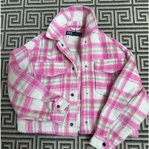 Zara flannel jacket